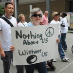 Nothing About Us Without Us 2012 sign